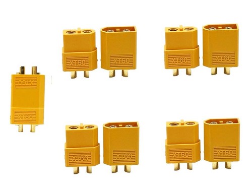 5 Pairs XT60 Bullet Connectors Gold Plated RC Lipo DIY Plug Power Battery XT-60 - Picture 3 of 4