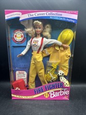 1994 Mattel Special Edition Fire Fighter Barbie Doll New