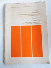 FRIEDRICH EBERT - 2 Essays zur Person von Helga Grebing und Peter Christian Witt