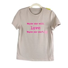 T-shirt MISS SIXTY x WRLDSMTH con perline edizione limitata taglia 2 rosa fata boho Y2K 