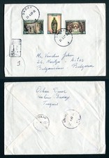 1963 Turkey Daday registered cover to Aitos Bulgaria.