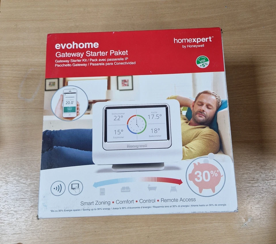 Honeywell Evohome Gateway Starter Pack THR992GRT Smart Heating Kit - Image 2 of 4