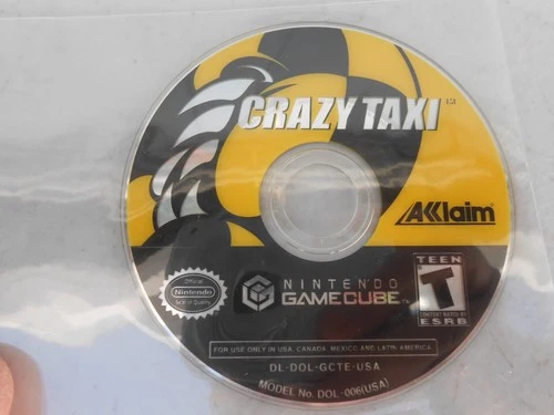 Crazy Taxi Nintendo GameCube Game Disc Only Cleaned & Polished