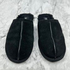 UGG Tazzelle Black Suede Slippers Mules Women's Size 9 EUR 40 Slip On