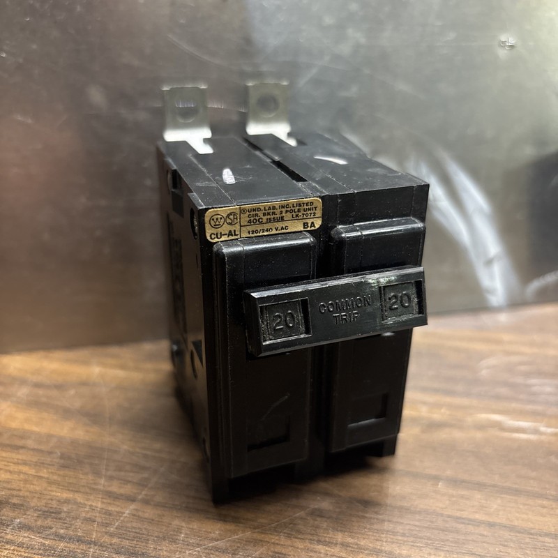 Westinghouse BAB2020 20 Amp Double Pole Circuit Breaker