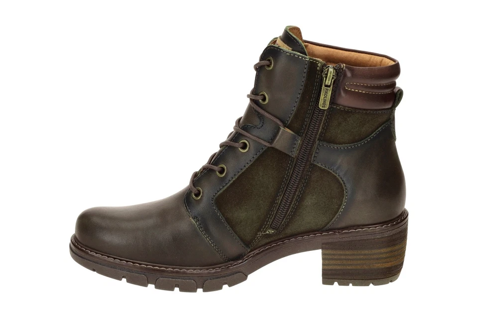 Zapatos Pikolinos SAN SEBASTIA verde mujer botines W1T-8979C1 forest NUEVO - Imagen 4 de 4