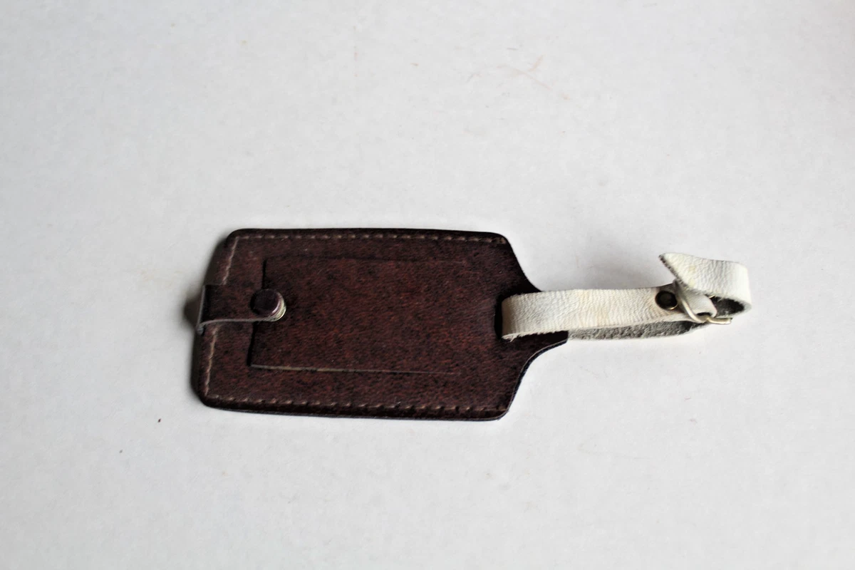 Qantas Captains Club Vintage Luggage Bag Tag 1970's 1980's Baggage