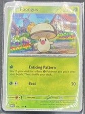 Pokémon Foongus 009/197 SV03 Obsidian Flames Basic 50 HP 20 Attack Regular