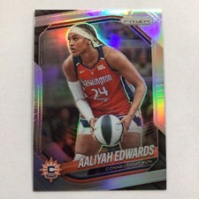 2025 Panini WNBA Prizm Aaliyah Edwards #94 Silver Prizm Connecticut Sun RC