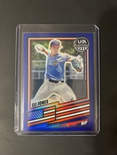 2026 Panini USA Prizm Stars & Stripes Eli Jones BLUE Prizm 046/299 #93