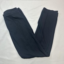 Escada Pants Womens IT 34 US 28 Black Stretch Straight Leg Dress Workwear Office