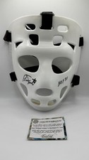 Bernie Parent Signed Goalie Mask HOF 84 Auto Schwartz COA Flyers NHL Legend