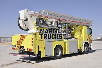 LKW Foto MAN fire department vehicle Vereinigte Arabische Emirate gelb U. #k5pe