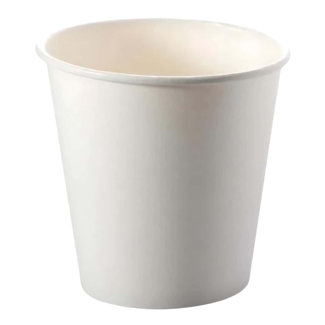 Vasos Taza Café Cartón Blancos 90 Ml 3 Oz 50 Pz WEBIO - Bar Para Llevar