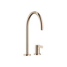 Dornbracht TARA ULTRA Two-hole mixer w. individual rosettes Brushed Champagne 32