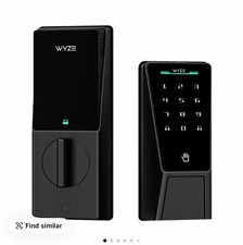 Wyze Palm Lock - Wi-Fi Palm RecognitionSmart Lock for Front Door, Keyless  Tou