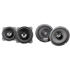 MB Quart Discus DK2-116S 6.5 Inch Coax Speakers with DK2-110 4 Inch Coax Spea...