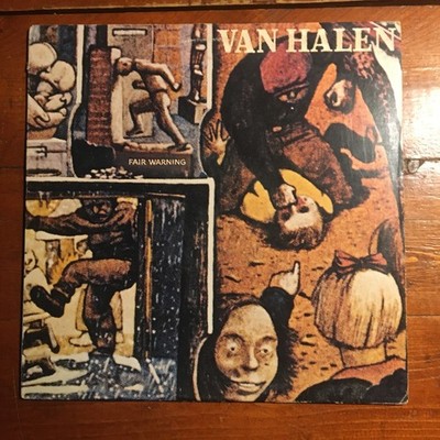 VAN HALEN  Fair Warning  LP 1981 Warner Bros. HS 3540 Vinyl Record 33 Album