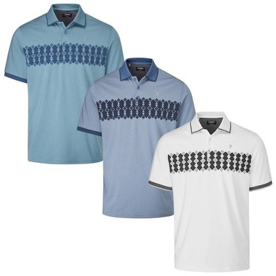 Farah Mens Addison Polo Hemd Kurzarm Leicht Performance Golf Top