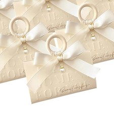 ZJSXINDI 15 Pcs Favor Boxes Gift Wrap Boxes White Gift Box 5"x 3" For Party F...