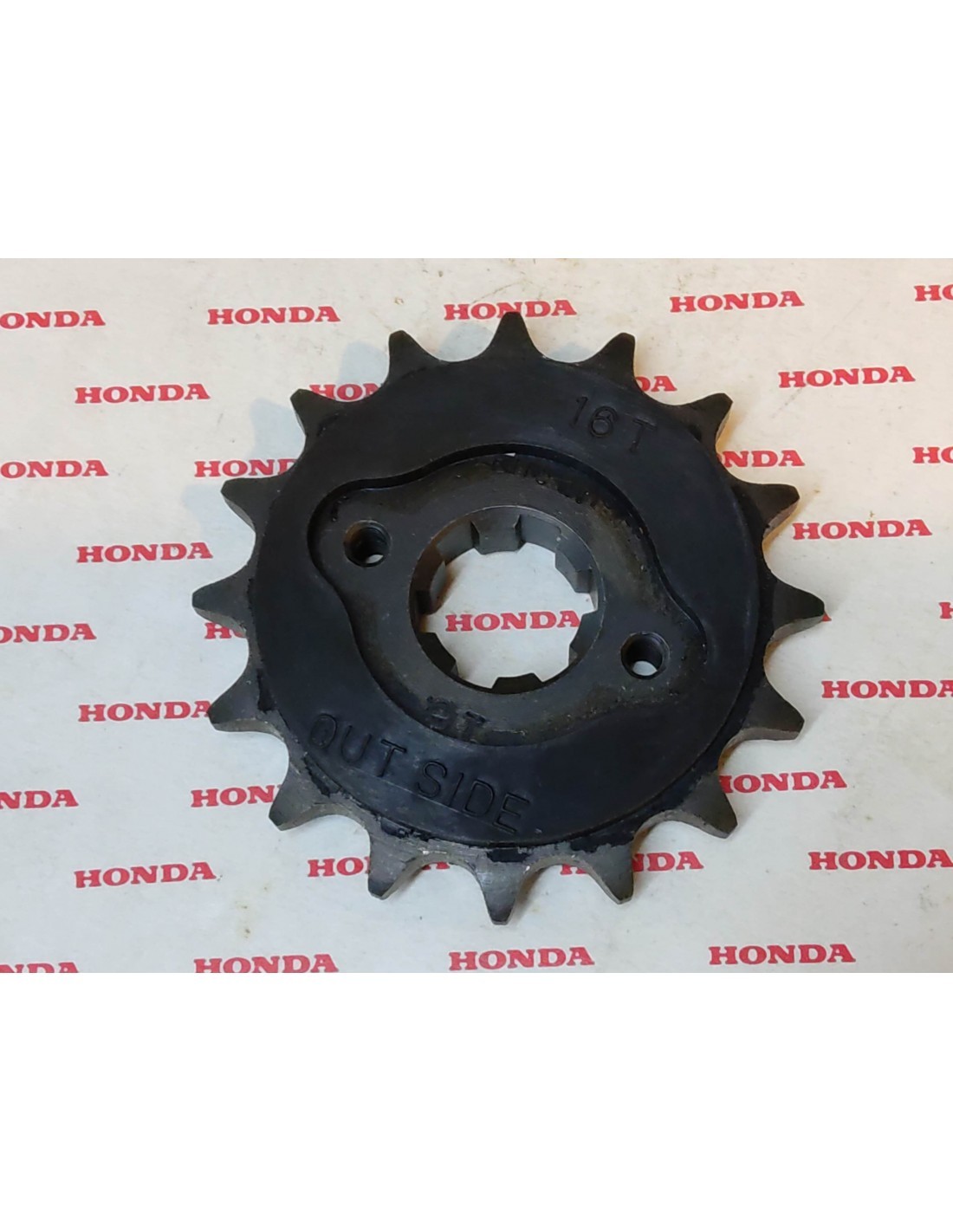 Pignon 16 dents Honda NSR400R d'origine pour transmission moto de 1985