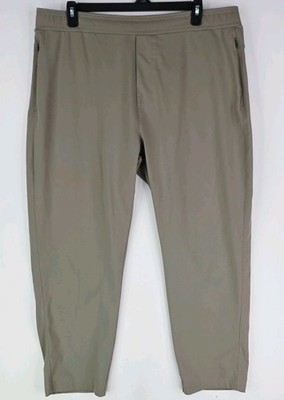 Public Rec Game Changer Jogger Sweat Pants Men 40X30 Fit 40X29 Beige Performance