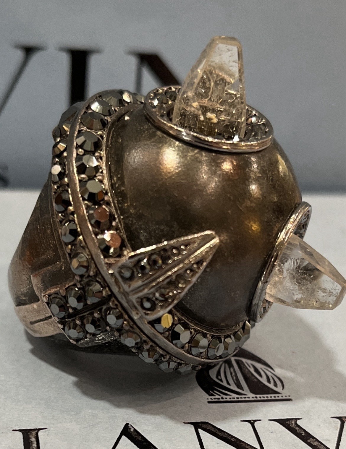 LANVIN Paris Runway Statement Ring - image 1