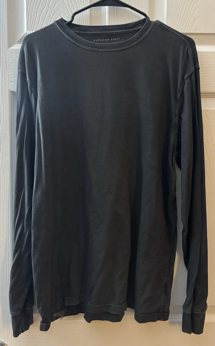 T-shirt American Eagle Homme – Gris Thermique – Manches Longues – Heritage – Taille M