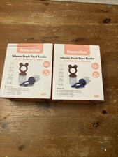 Bessentials Baby Fresh Fruit Food Feeder - 2 Pack Silicone Baby Mesh Feeders