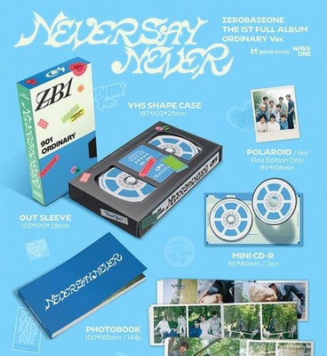 ZEROBASEONE NEVER SAY NEVER 1st Full Album PHOTO BOOK Ver./CD+Book