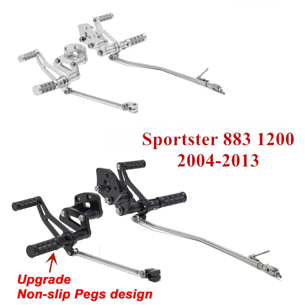 Forward Controls Pegs Levers Linkages For Harley Sportster XL 883