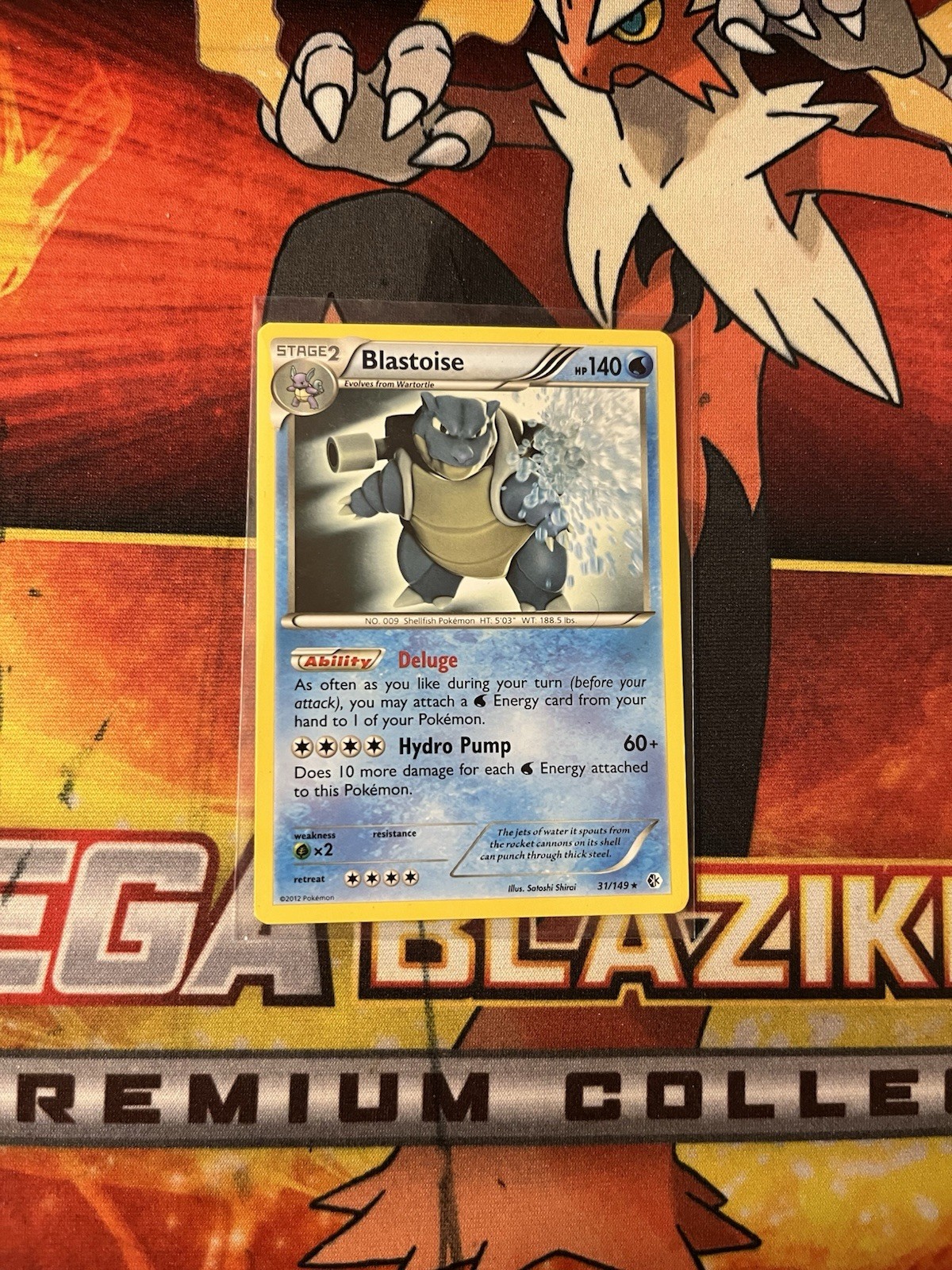 2012 Blastoise 31/149 Non Holo Rare Pokemon Card BW Boundaries Crossed