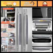 Washable Velvet Refrigerator Handle Covers Set of 6 - Adjustable Kitchen Decor,
