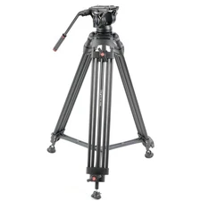 Takama 3-Section Aluminum Video Tripod with Damping Fluid Head