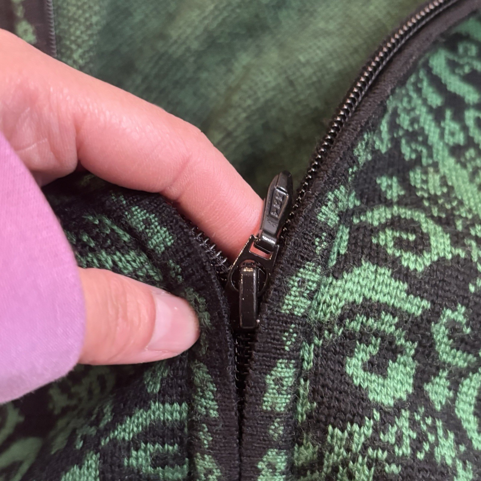 Pendleton 100% Merino Wool Zip Jacket Sweater Pai… - image 14