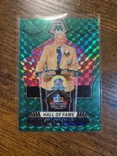 2024 Panini Mosaic - Hall of Fame Bill Parcells #292 Green Mosaic Prizm