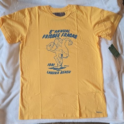 toddland Yellow 8th Annual Frisbee Fracas Laguna Beach 1981 Graphic T-Shirt Men 
