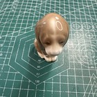 Vintage Lladro Bassett Hound Dog Glossy Figurine 2.75” Retired — photo 2