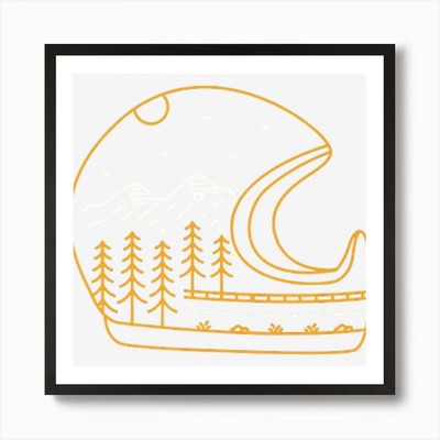 Trend Ride & Wild 3 Kunstdruck gerahmt Wandbild Poster Leinwanddruck Bild