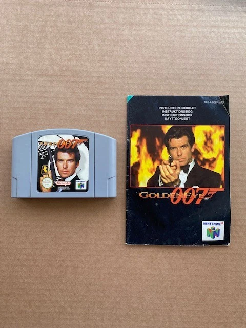 N64 GOLDENEYE GAME WITH INSTRUCTION BOOK TESTED AND WORKING NINTENDO 64 - Image 1 of 1