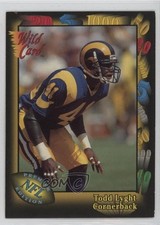 1991 Wild Card Todd Lyght #155 Rookie RC 1ol1. rookie card picture