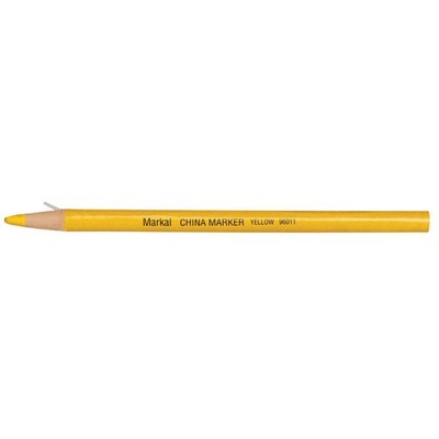 MARKAL 96011 China Marker,Waterproof,Yellow 41MW26