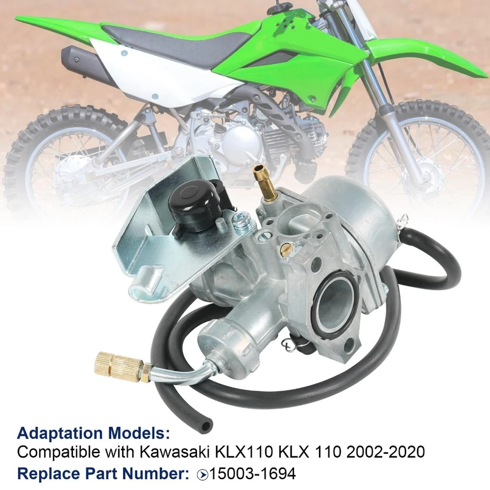 Carburetor Fit For Kawasaki KLX110 carb KLX 110 carb 2002-2020 15003-1694 Foto 2 de 4