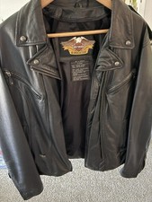 Harley-Davidson Women s L Black Leather Motor...