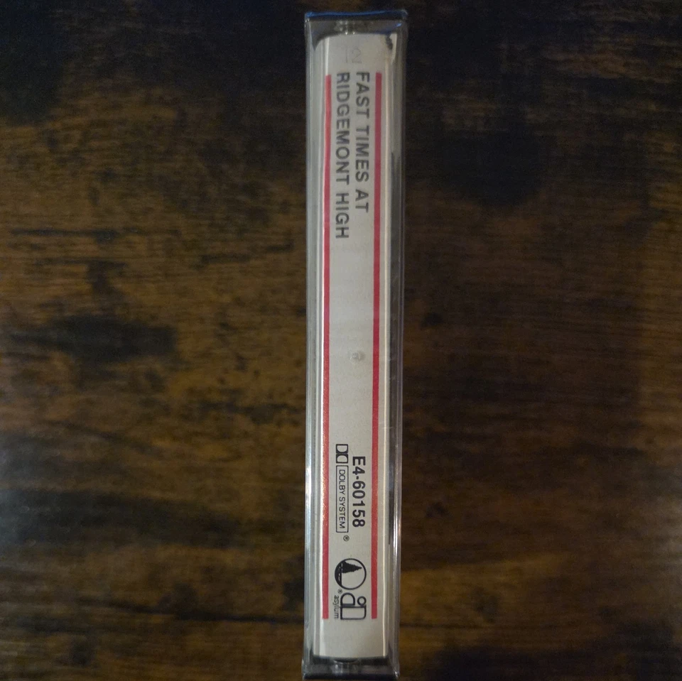 Fast Times at Ridgemont High 1982 NO BARCODE original soundtrack SEALED CASSETTE - Image 2 of 4