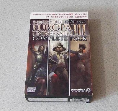 Pc Europa Universalis Iii Complete Pack Japan Edition | eBay