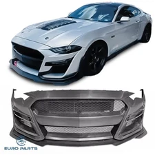 Fits 2018-2023 Ford Mustang GT500 Style Front Bumper Conversion Kit Complete