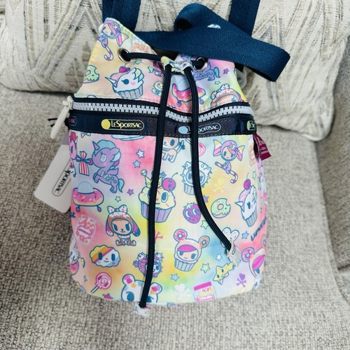 LeSportsac Tokidoki mini bucket bag CROSSBODY bag - Picture 4 of 14