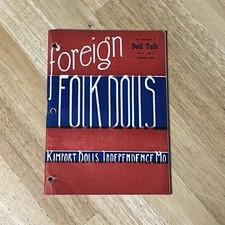 1944 February Winter Vintage Kimport Foreign Folk Dolls Catalog Talk Vol 5 No 7