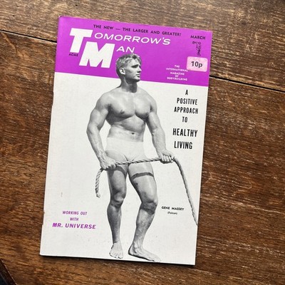 Rare Vintage TM Tomorrows Man Magazine No.3 1968 Arnold Schwarzenegger Physique 